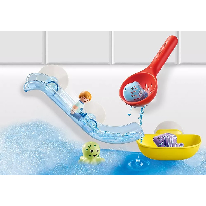 Playmobil 70637 123 Aqua-Water Slide with Sea Animalsk