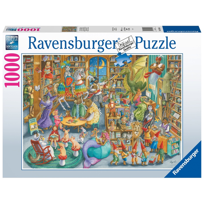 Ravensburger 164554 1000 P Midnight at the Library