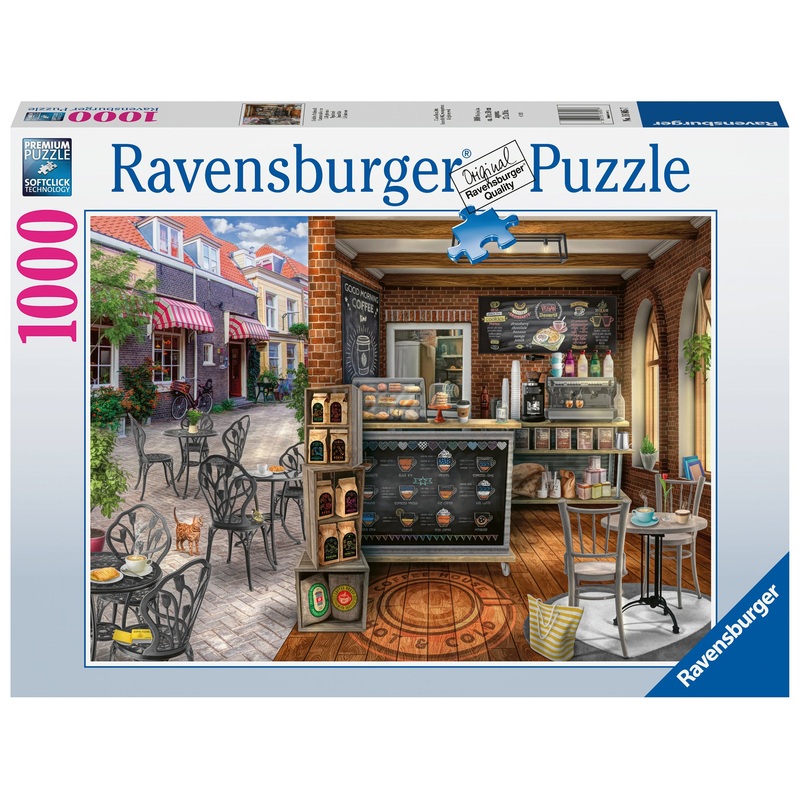 Ravensburger 168057 1000 P Quaint Cafe