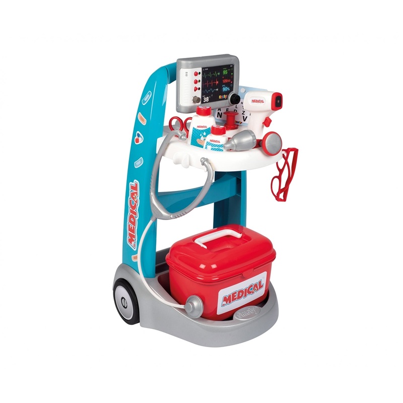 Smoby 340207 Electronic Medical Trolley