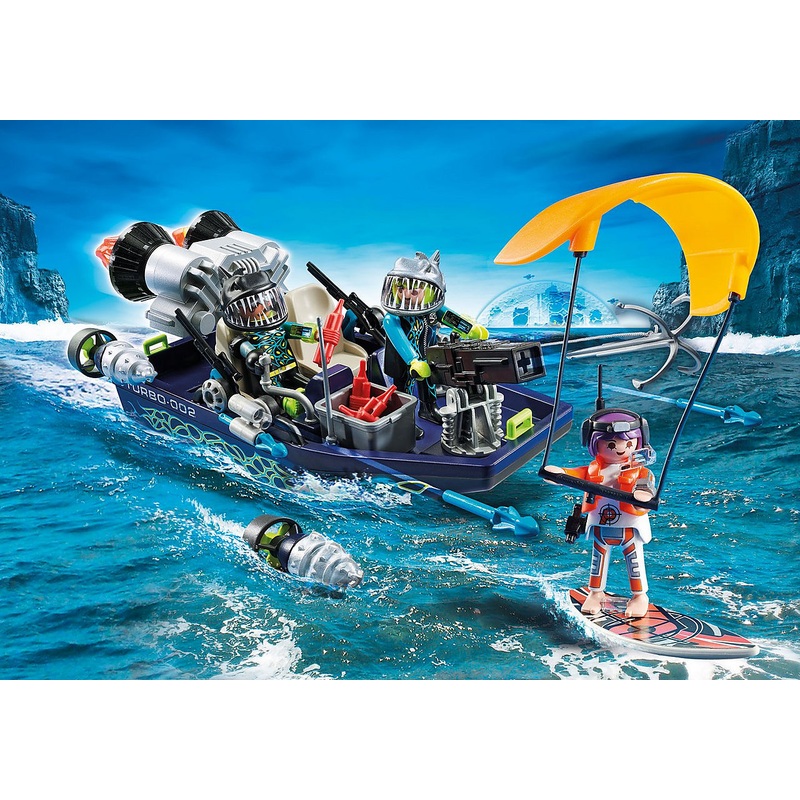 Playmobil TEAM S.H.A.R.K. Harpoon Craft
