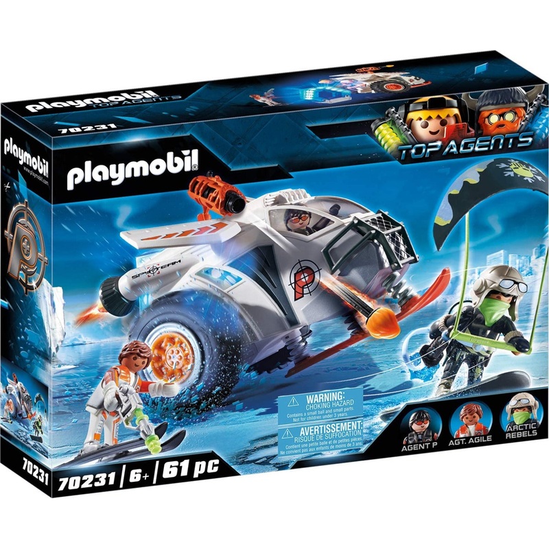 PLAYMOBIL 70231 Top Agents-Spy Team Snow Glider