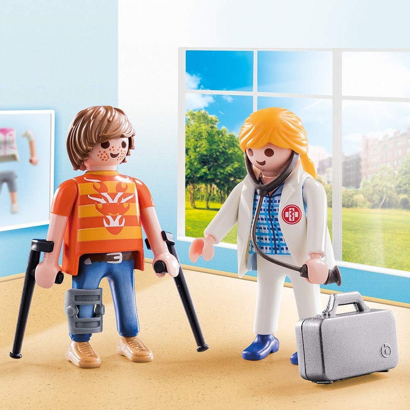 Playmobil Hospital-Duo Pack Doctor and Patient