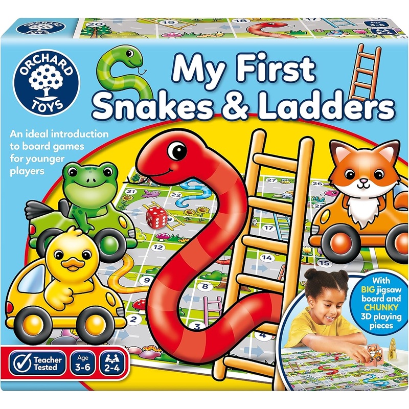 Orchard Toys 120 My First Snakes And Ladders