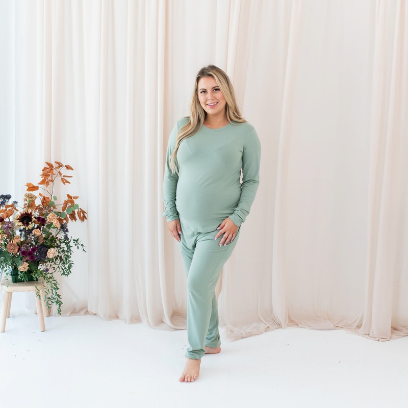 Women’s Jogger Pajama Set in Thyme