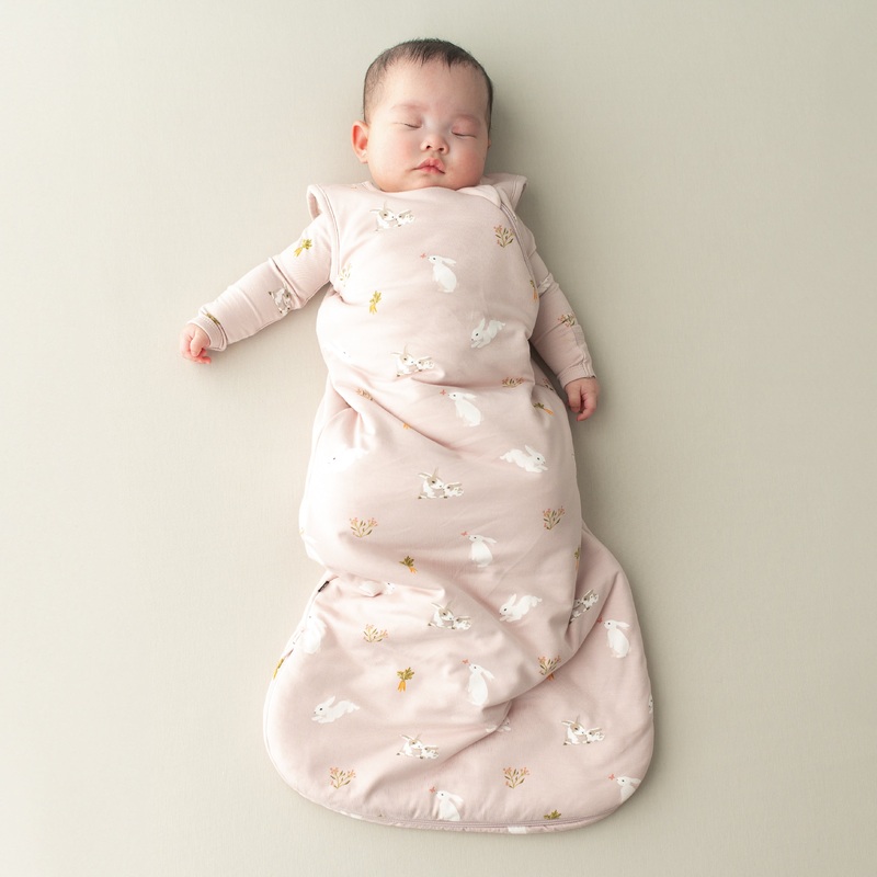 Sleep Bag in Blush Rabbit 1.0