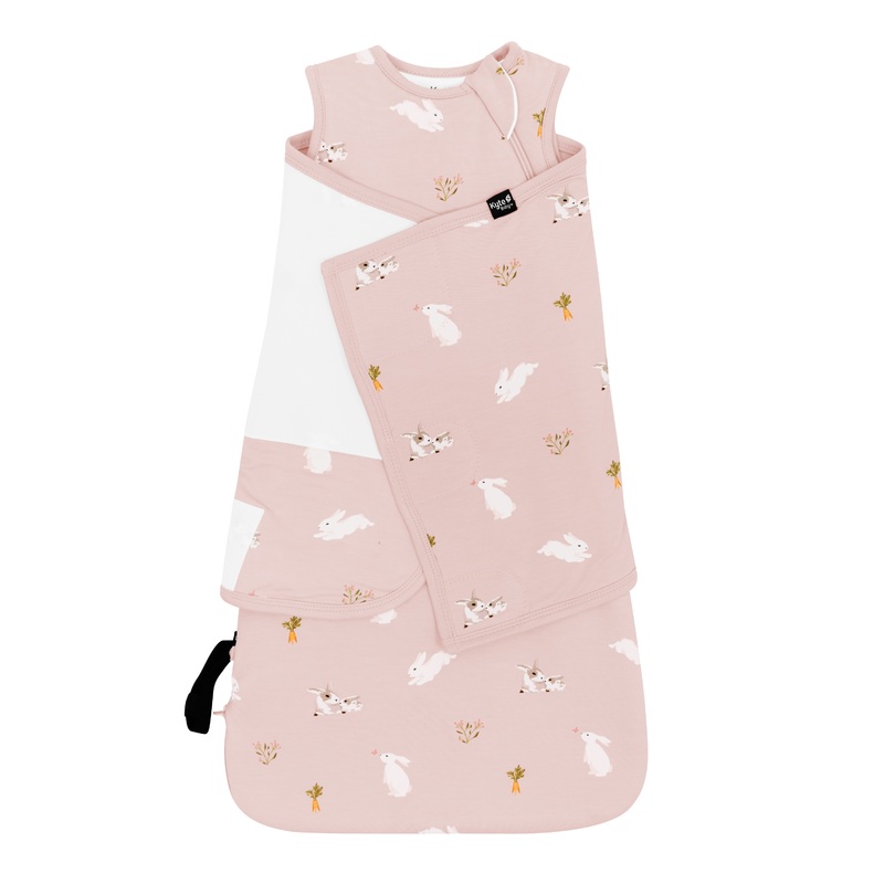 Sleep Bag Swaddler in Blush Rabbit 1.0