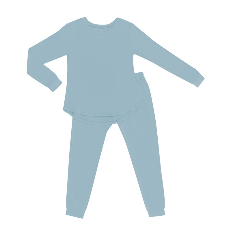 Women’s Jogger Pajama Set in Dusty Blue