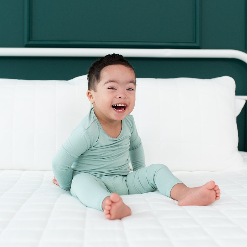 Long Sleeve Pajamas in Sage