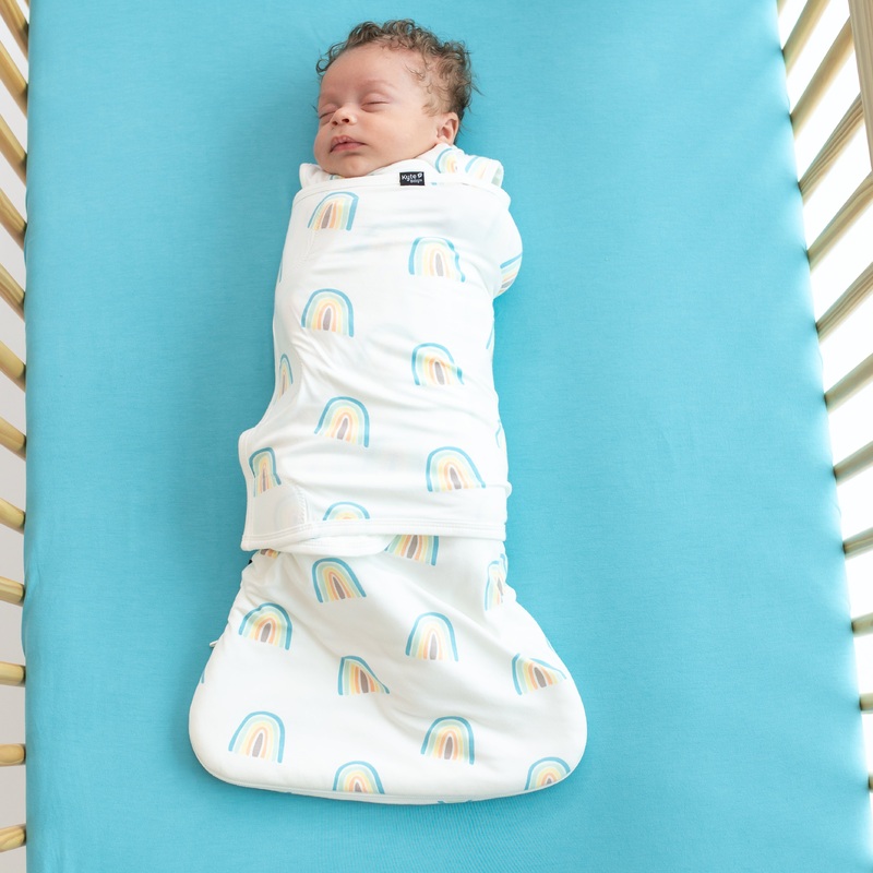Sleep Bag Swaddler in Makai Rainbow 1.0