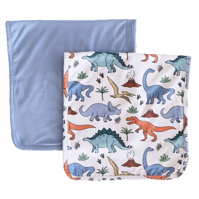 Dino Dude 2pc Burp Cloth Set