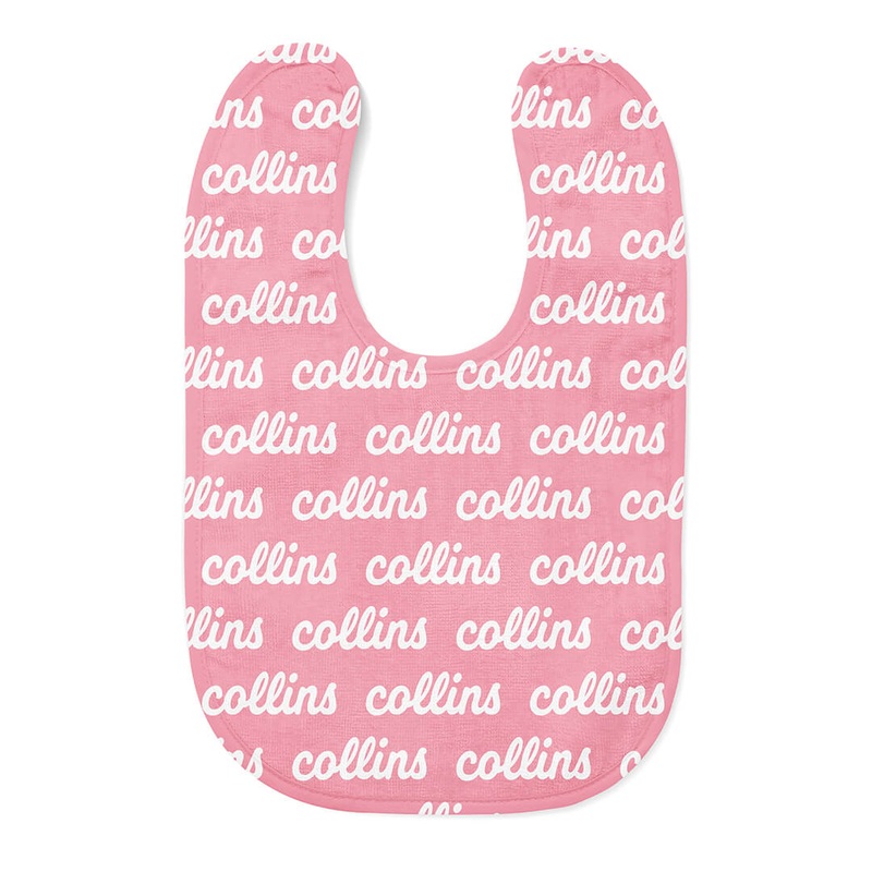 Personalized Baby Name Bib | Mauvelous