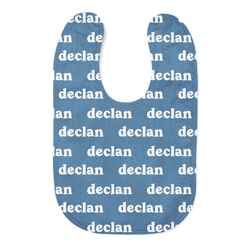 Personalized Baby Name Bib | Sapphire