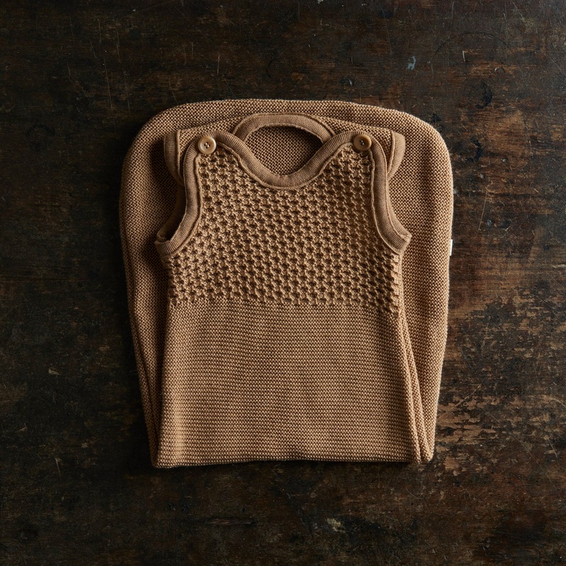 Baby Merino Wool Sleeveless Sleeping Bag – Caramel