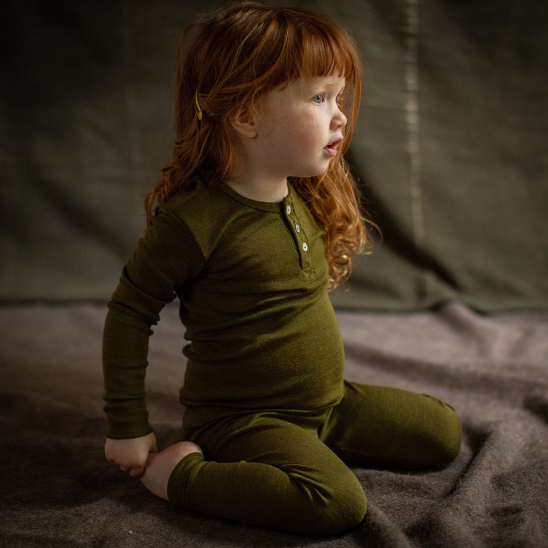 Dunlin Top – Merino Wool & Silk – Seaweed