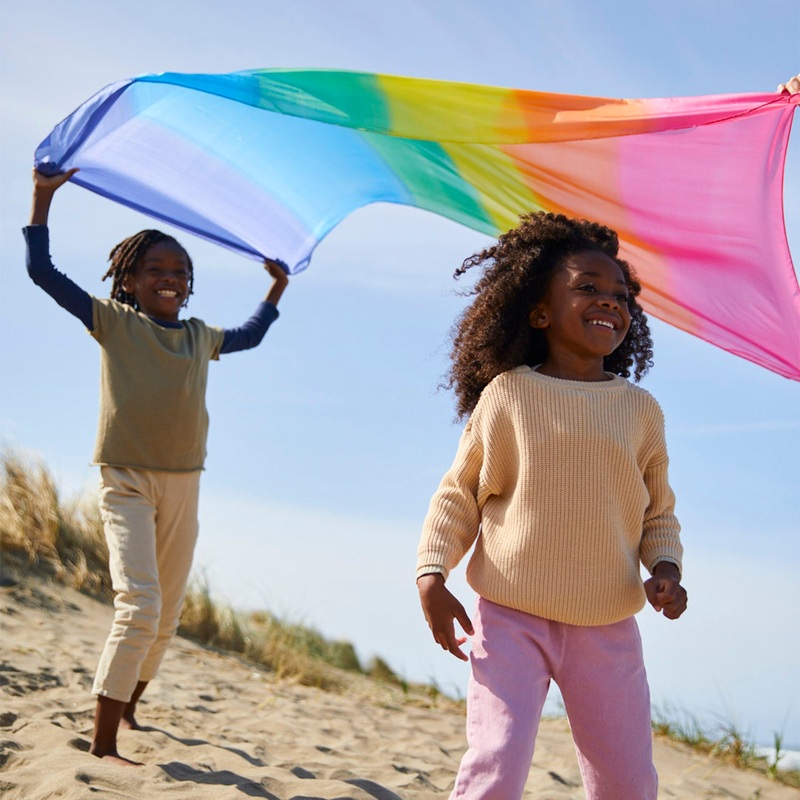 Giant Play Silks – Rainbow