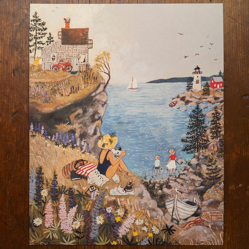 Gicle Art Print – Sea Cottage