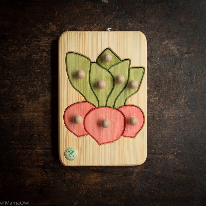 Wooden Puzzle – Radish
