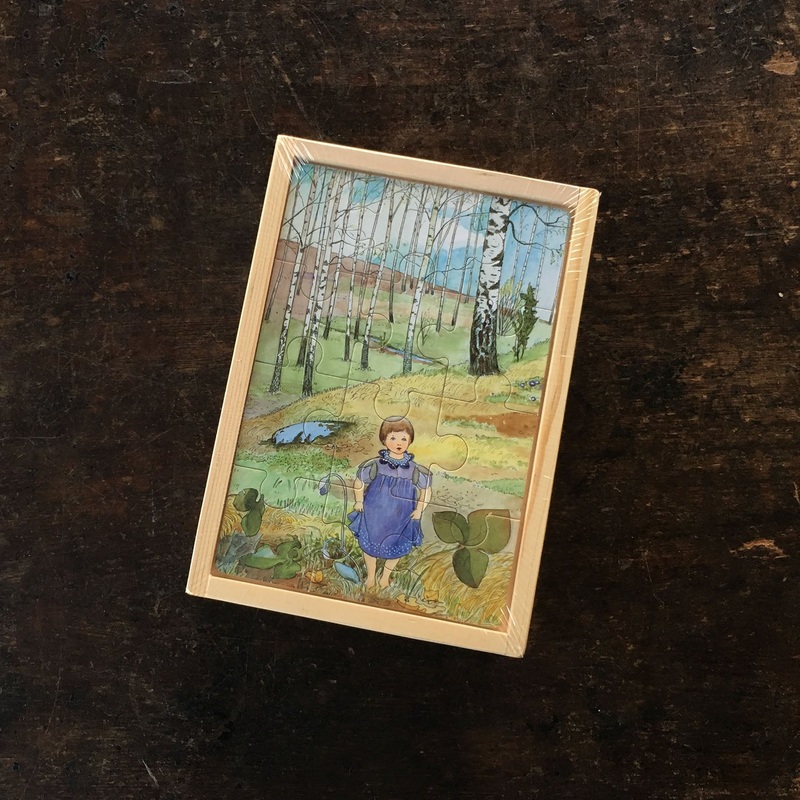 4 Wooden Puzzles – Elsa Beskow Nature