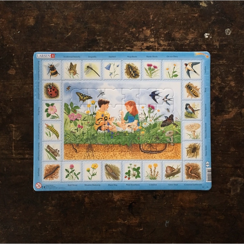 Cardboard Puzzle 48 pieces – Field
