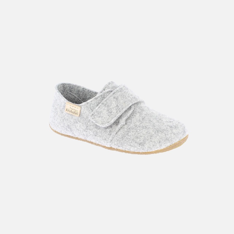 Felted Wool Slipper Shoe – Fog