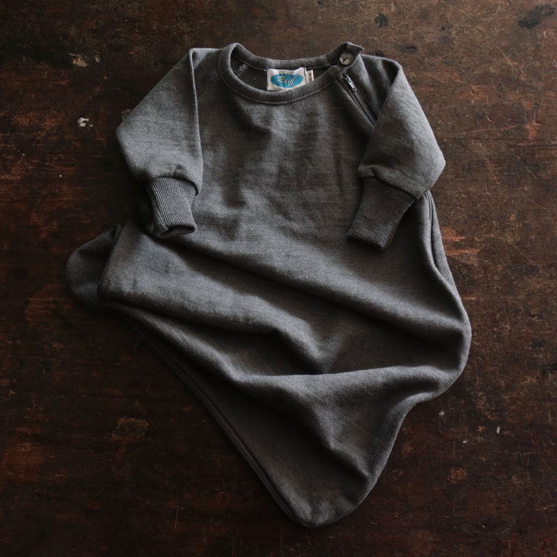 Merino Wool/Silk LS Terry Sleeping Bag – Slate