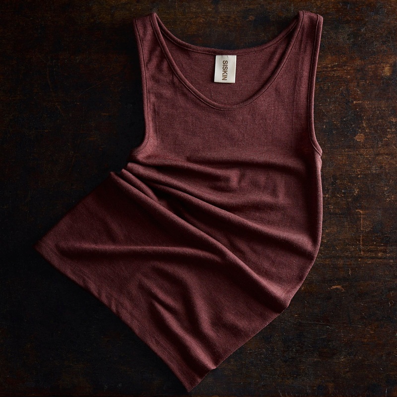 Swift Womens Top – Merino Wool & Silk – Fig