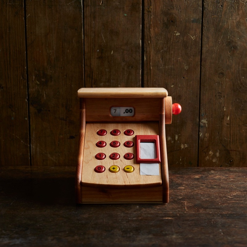 Wooden Cash Register