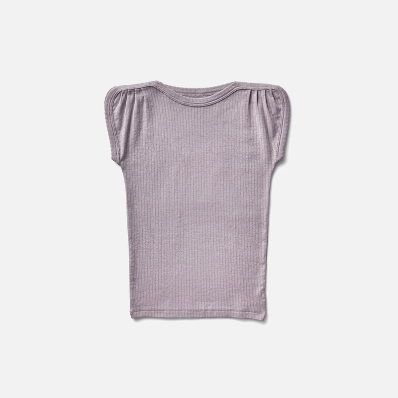 Cotton Sundae Tee – Cloud Pointelle
