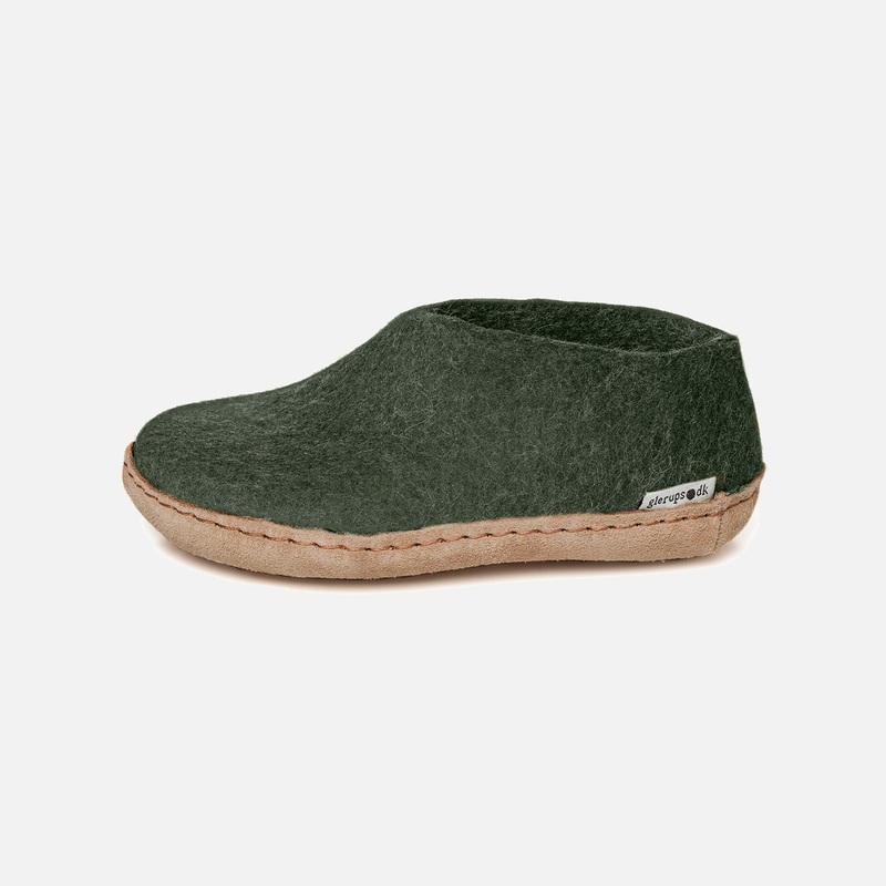 Felted Wool Slipper Shoe – Forest N672749224