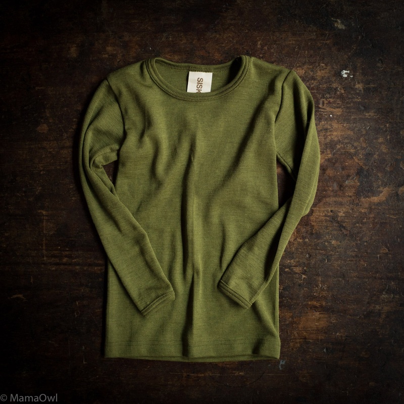 Lark Top – Merino Wool & Silk – Moss