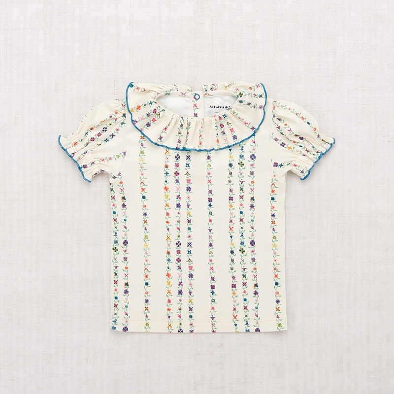 Pima Cotton Balloon Sleeve Paloma Tee – String Little Botanica