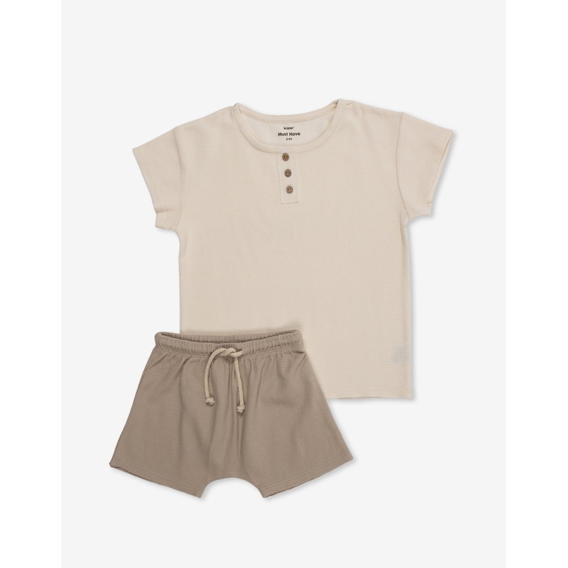 Top with Buttons & Pants Set O