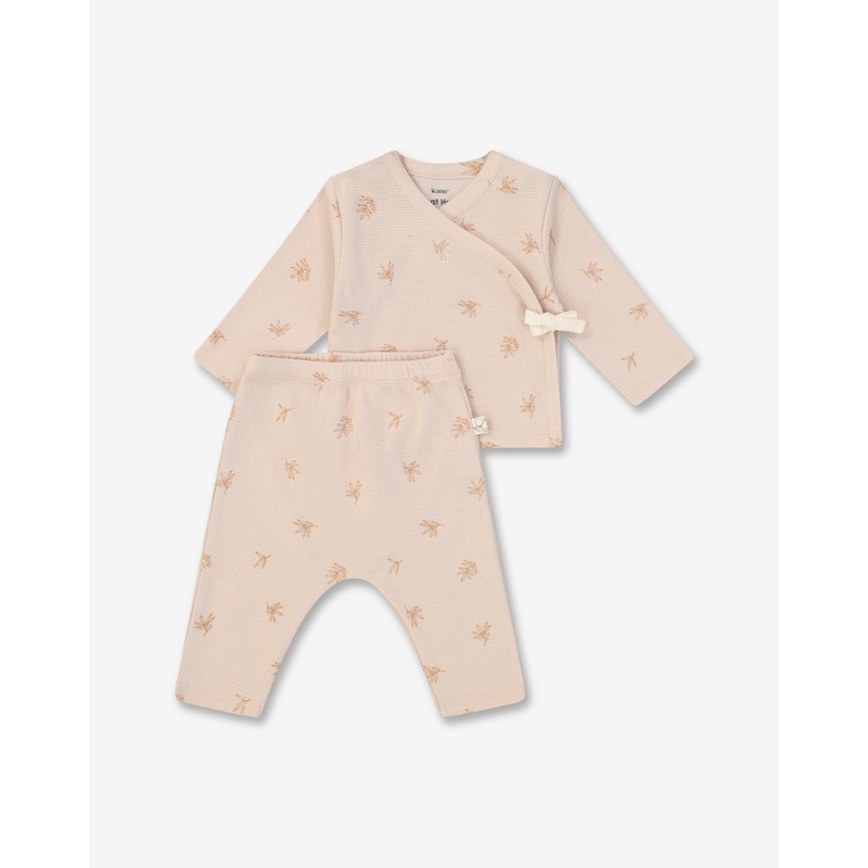Wrapped Around Top & Pants Set O