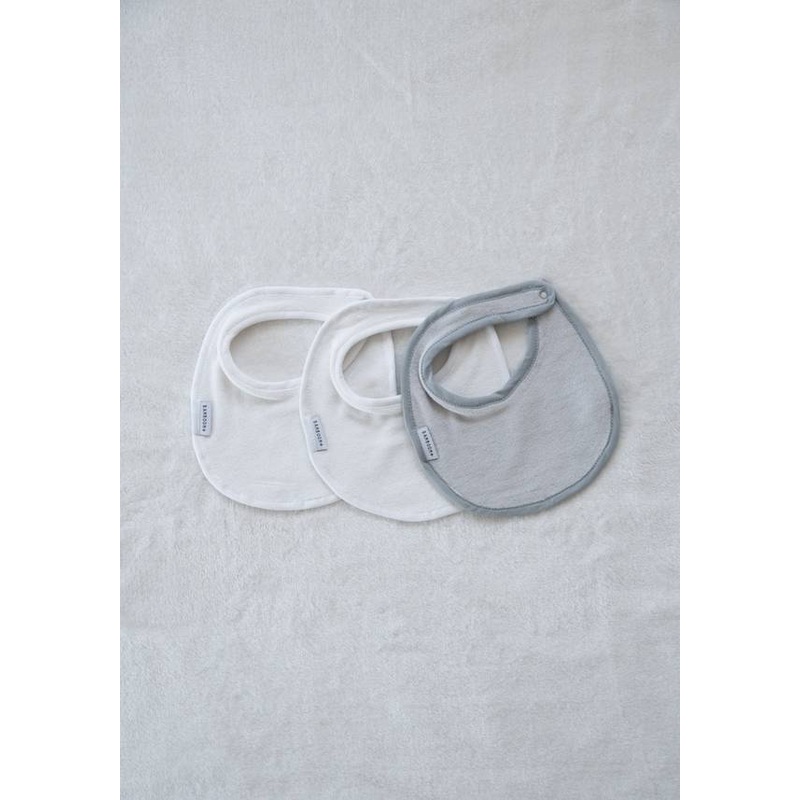 3 Piece Bib Set – Bibsset – White 01