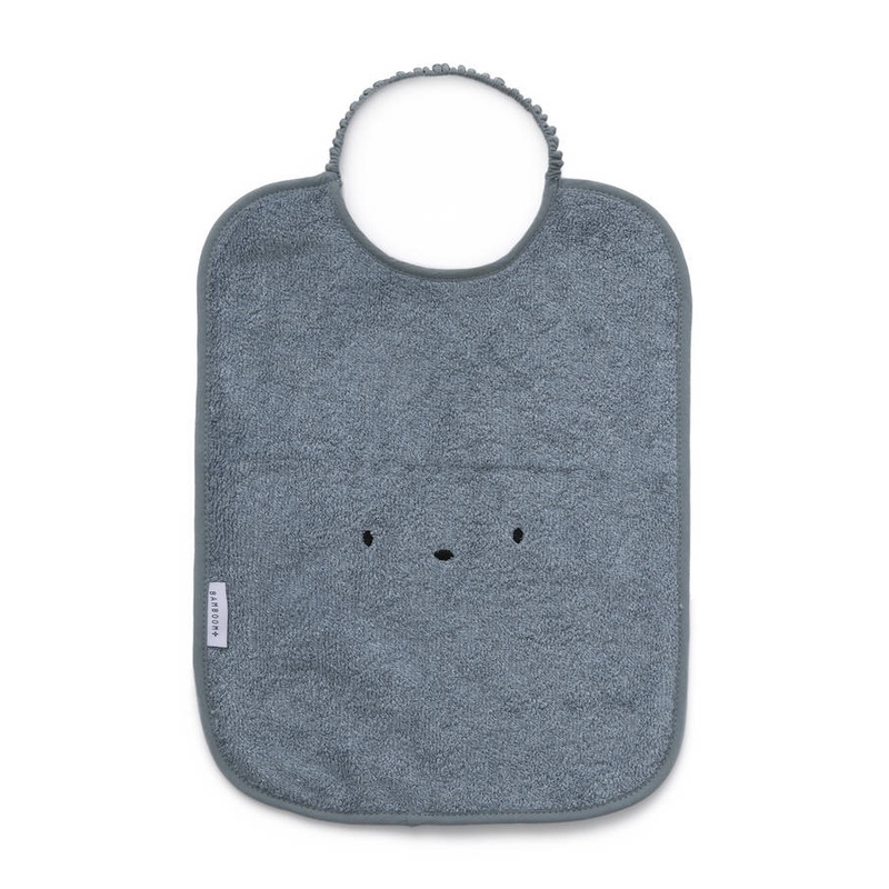 XL terry cloth bib – BLUE 07