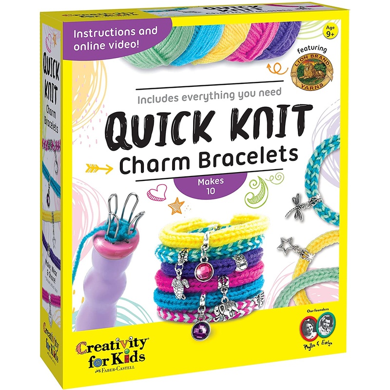 Creativity for Kids 6305 Quick Knit Charm Bracelets
