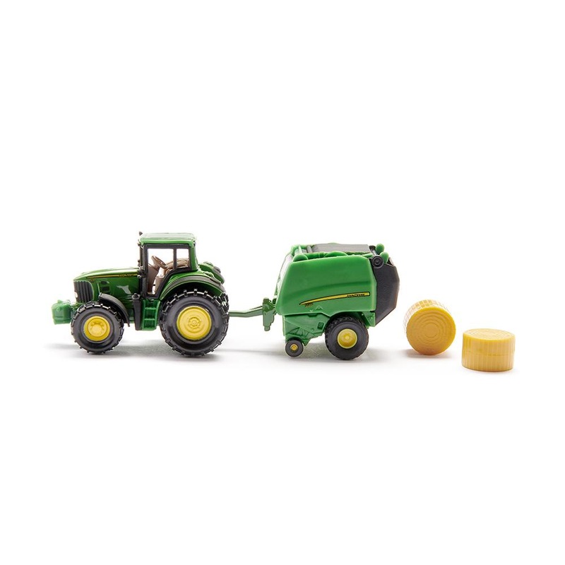 SIKU 1665 John Deere Tractor with Baler