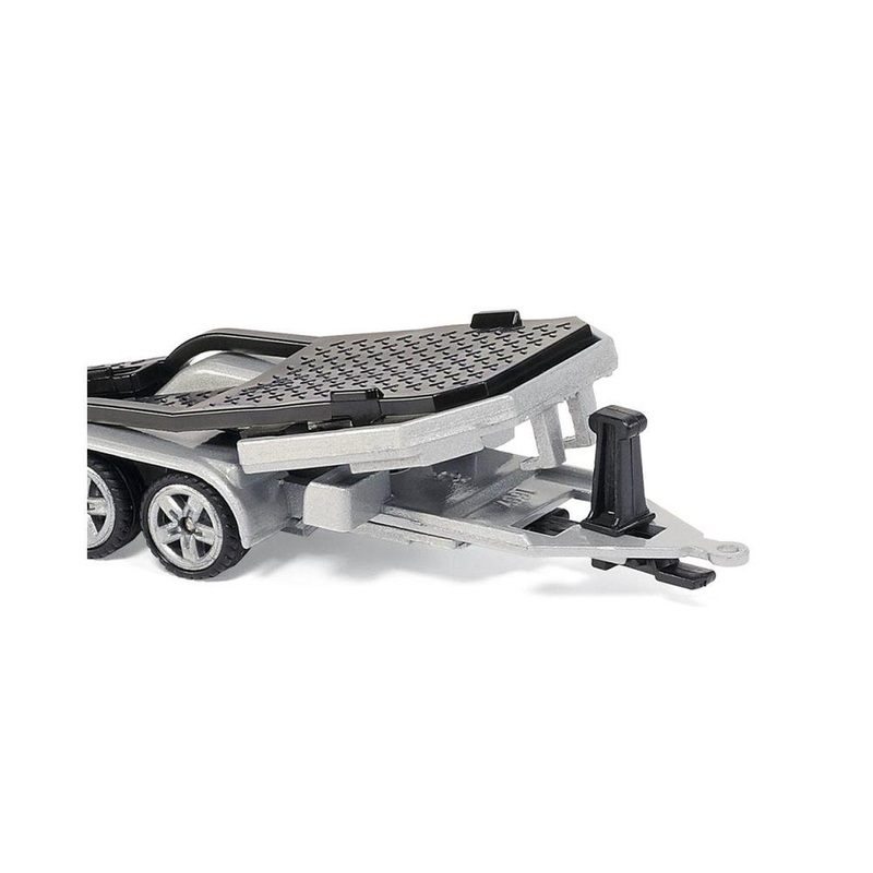 SIKU Car with Trailer and Snowmobile 1:55