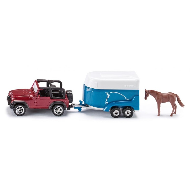 SIKU Jeep with Horse Trailer