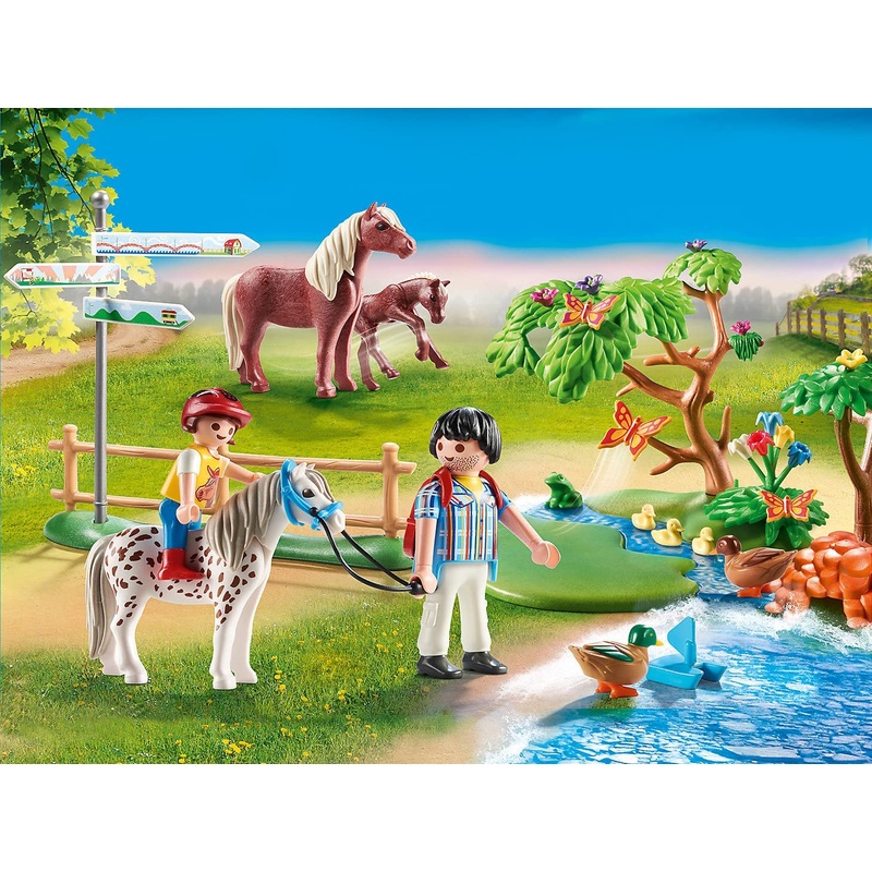 PLAYMOBIL 70512 Pony Farm-Adventure Pony Ride