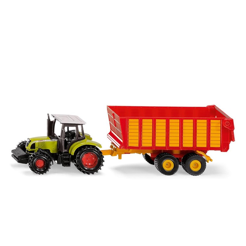SIKU 1650 John Deere with Silage Trailer