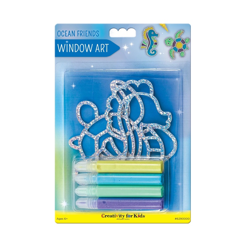 Creativity for Kids 6290 Window Art Ocean Friends