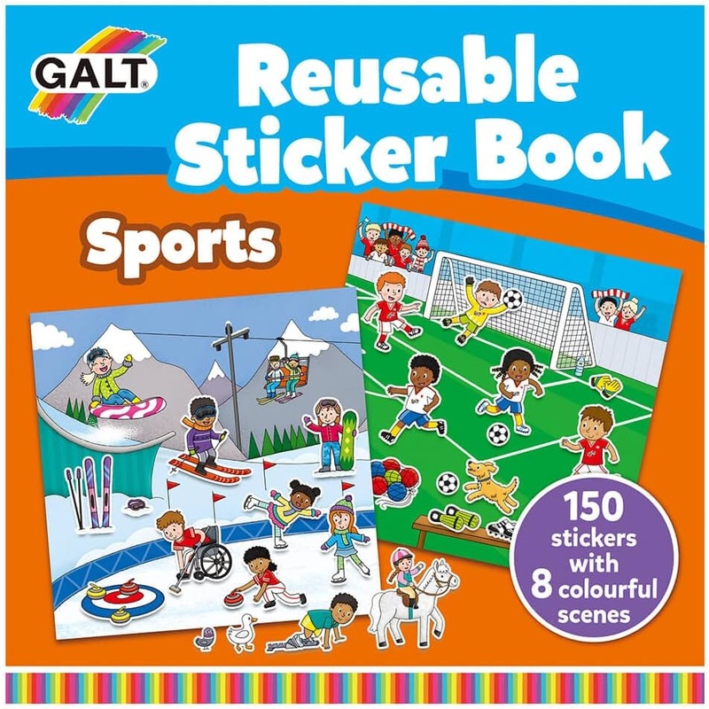 Galt 1005446 Reusable Sticker Books Sports