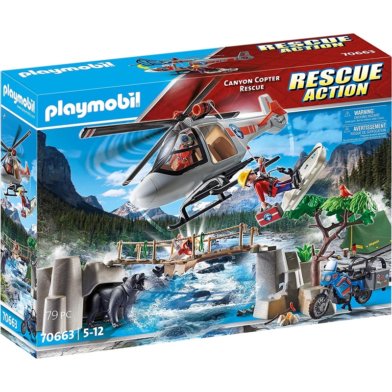 Playmobil 70663 Canyon Copter Rescue