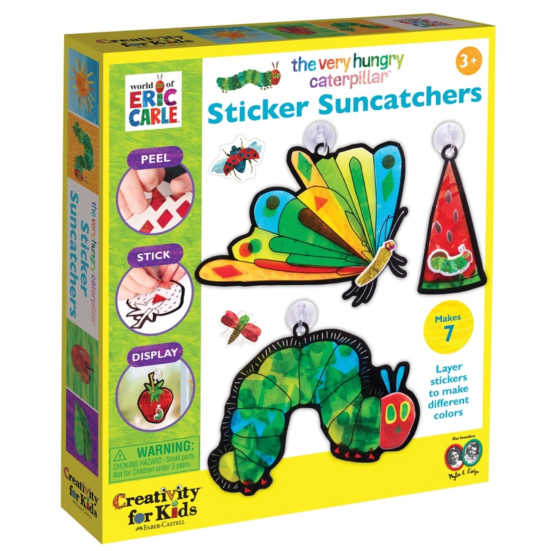Creativity for Kids CK6377 The Very Hungry Caterpillar Sticker Suncatchers