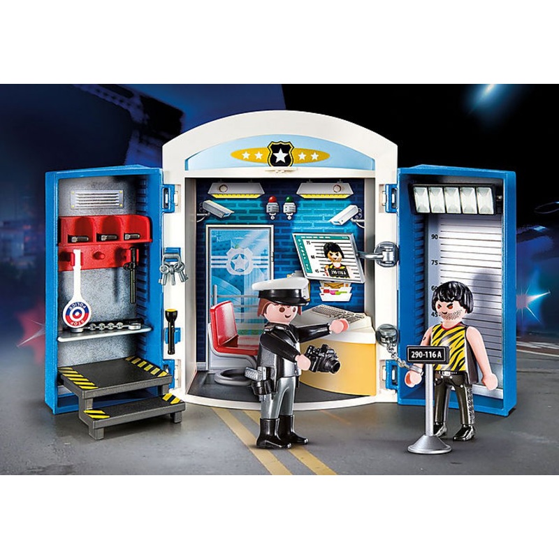 PLAYMOBIL 70306 Police Station Play Box