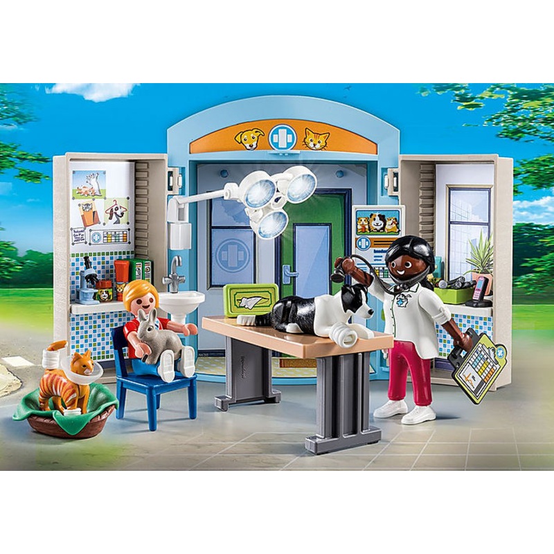 PLAYMOBIL 70309 Vet Clinic Play Box