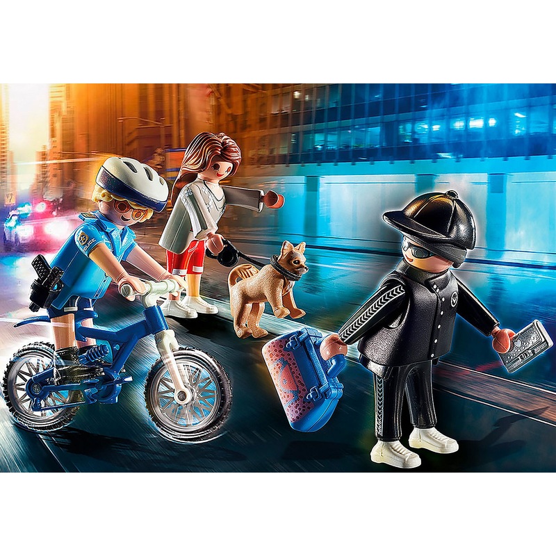 PLAYMOBIL 70573 Police-Police Bicycle with Thief