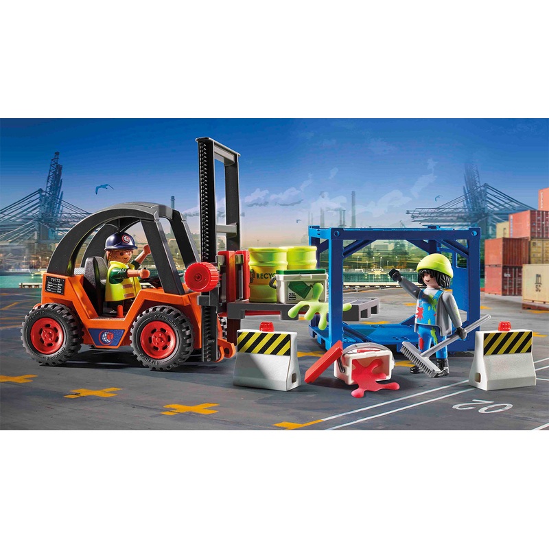 Playmobil 70772 Cargo-Forklift with Freight